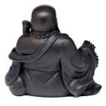 Peace Of The East Brushed Wood Effect Lucky Buddha