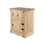 Corona 1 Door, 1 Drawer Bedside Cabinet