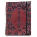 Medium Notebook With Strap - Chakra Mandala