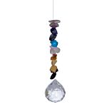 Gemstone Suncatcher - Crystal Chakra