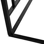 Outsunny Metal Frame Outdoor Garden Entrance Arch W/ Gate Black