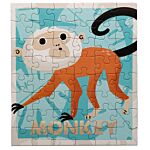 48pc Kids Recycled Jigsaw Puzzle - Zooniverse Surprise