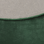 Rug Emerald Green Viscose Round 140 Cm Hand Tufted Low Pile Modern Beliani