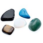 Set Of 5 Luck & Wealth Stones