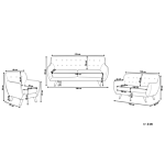 Living Room Set Grey Velvet 3 Seater 2 Seater Armchair Button Tufted Back Beliani