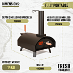 Fresh Grills Classic Outdoor Pizza Oven