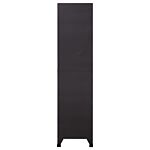 Vidaxl Locker Cabinet Anthracite 90x40x180 Cm Steel