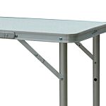 Outsunny Garden Outdoor Camping Table Portable Folding Picnic Table-silver