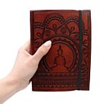 Small Notebook With Strap - Chakra Mandala