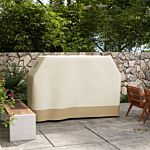 Outsunny 71w X 188lcm Pu Coated Protective Grill Cover - Beige