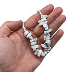 Longstone Gem Necklace - White Jasper