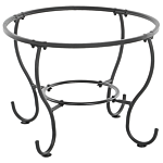 Fire Pit Heater Black Steel With Lid Bowl-shaped Outdoor Garden Beliani