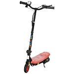 Homcom Foldable Electric Scooter, With Led Headlight, For Ages 7-14 Years - Red