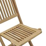 Vidaxl Folding Garden Chairs 8 Pcs 48.5x57x90 Cm Solid Wood Acacia