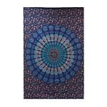 Double Cotton Bedspread + Wall Hanging - Classic Mandala