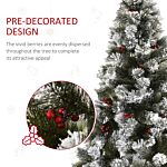 Homcom Christmas Tree, 150h Cm-green