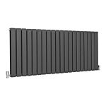 Designer Flat Panel Radiators Anthracite Grey 600mm X 1400mm