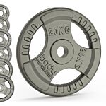 Olympic Tri Grip Cast Iron Weight Plates - Pairs & Sets
