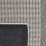 Area Rug 140 X 200 Cm Blue And Grey Wool Bedroom Beliani