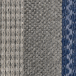 Area Rug 140 X 200 Cm Blue And Grey Wool Bedroom Beliani