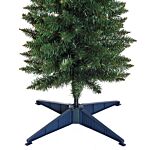 Homcom 2.1m Artificial Christmas Tree Pine Tree W/plastic Stand-green