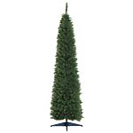 Homcom 2.1m Artificial Christmas Tree Pine Tree W/plastic Stand-green