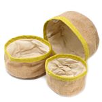 Set Of 3 Natural Jute Baskets - Olive