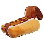 Hot Dog Fast Food Unisex One Size Pair Of Plush Slippers