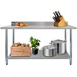 Commercial Stainless Steel Catering Table - 6ft Wide