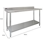 Commercial Stainless Steel Catering Table - 6ft Wide