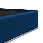 5'0 Fabric Bed - Royal Blue - Velvet