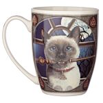 Lisa Parker Porcelain Mug - Hocus Pocus Cat Design