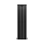 Designer Flat Panel Radiators Matt Black 1600mm X 420mm