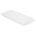 2 Bed Pillows White Lyocell Japara Cotton Rectangular 40 X 80 Cm Polyester Filling High Profile Sleeping Cushion Bedroom Beliani