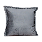 Snakeskin Textured Grey Velvet Cushion Cover