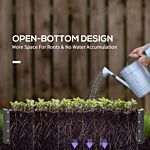 Outsunny Raised Beds For Garden, Galvanised Outdoor Planters For Herbs And Vegetables, For Patio, Garden, Balcony, Light Grey