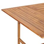 Vidaxl Garden Table 150x150x76 Cm Solid Teak Wood