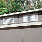 Trentvale 6 X 4 Metal Pent Shed - Light Grey