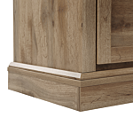 Sideboard Light Wood Finish 100 X 40 X 79 Cm 1 Door Cabinet With 2 Drawers Beliani