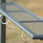 Outsunny 2.2 X 1.4m Bbq Shelter, Outdoor Grill Gazebo Canopy With Shelves, Hanging Hooks & Metal Frame, For Garden Patio Backyard, Grey