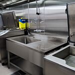 Kukoo Stainless Steel Catering Sink - Right Hand Drainer