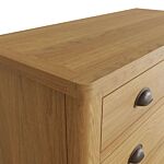 2 Over 3 Chest Of Drawers Rustic Oak