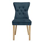 Naples Dining Chair Peacock Blue (pack Of 2)