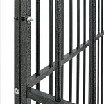 Vidaxl Dog Playpen 16 Panels Black Galvanised Steel