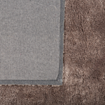 Shaggy Area Rug Light Brown Cotton Polyester Blend 200 X 300 Cm Fluffy Dense Pile Beliani