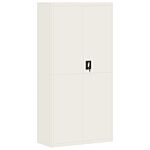 Vidaxl File Cabinet White 90x40x220 Cm Steel