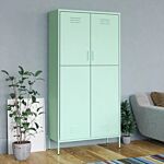 Vidaxl Wardrobe Mint 90x50x180 Cm Steel