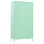 Vidaxl Wardrobe Mint 90x50x180 Cm Steel