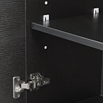 Bathroom Cabinet Black 88 X 40 X 35 Cm Modern Beliani