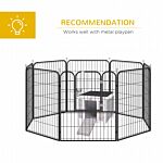 Pawhut Wooden Rabbit Hutch Bunny Puppy Cage Guinea Pig Hutch, Rabbit Hideaway, Cat House, Pet Habitat Small Animals Ferret 51 X 42 X 43 Cm, Grey